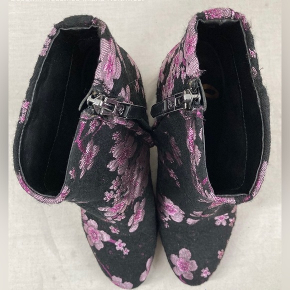 Taye Floral Brocade Ankle Boots - Picture 5 of 5